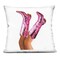 Stupell Industries Pink Glam Cowgirl Boots Decorative Printed Pillow design by Amanda Greenwood, 18 x 7 x 18